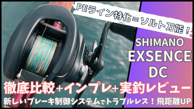 万能】PEラインが扱いやすい22エクスセンスDCをインプレ！緻密な制御で